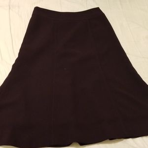 CLG Italy NY Dark Purple A-Line Skirt